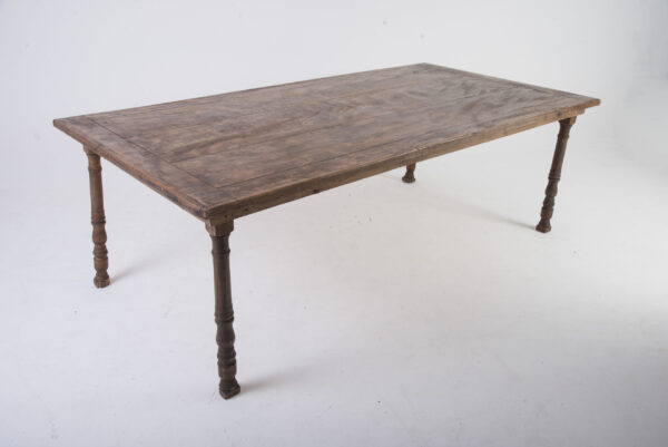 Mesa Tablón Caoba Natural