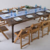 Mesa Tablón Caoba Natural