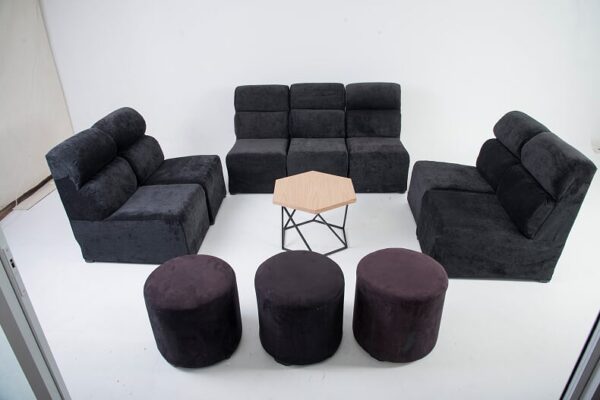 Sala Lounge Black Trendy
