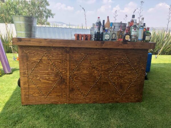 Barra Caoba para Barman
