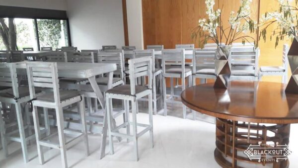 Periquera Vintage Wash 8 personas con respaldo