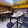 Periquera Black Chic para 6 personas