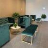 Sala Chic Verde 8 personas